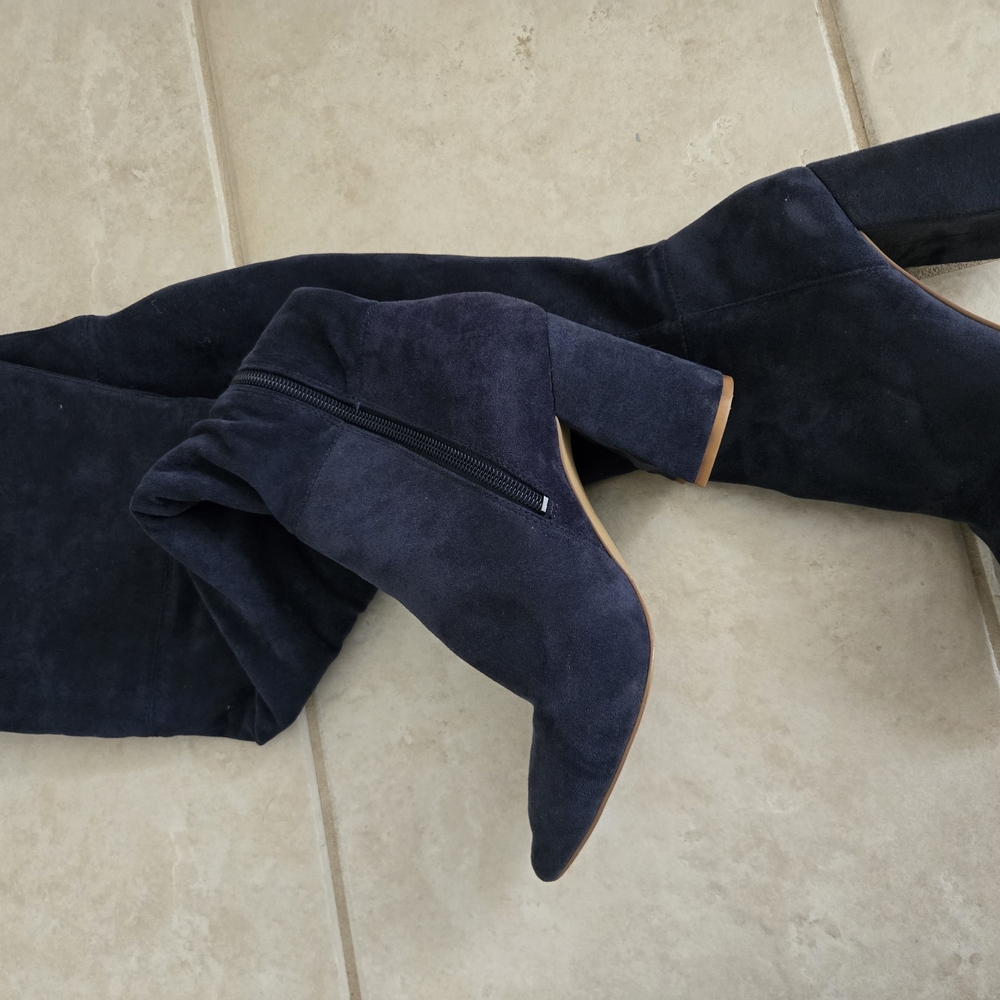 Women's Black Suede Ankle Boots